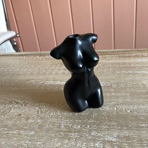 Black Womens Body Vase